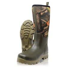 Dirt Boot Neoprene lined Gamekeeper Wellington Muck Field Boots Camo Wellies