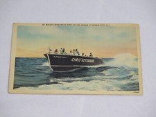 Flying Pony Speedboat  Ocean City, New Jersey 1960s postcard