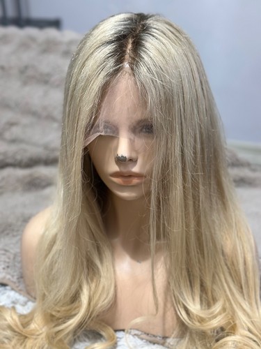 Blonde rooted full lace - 24”,