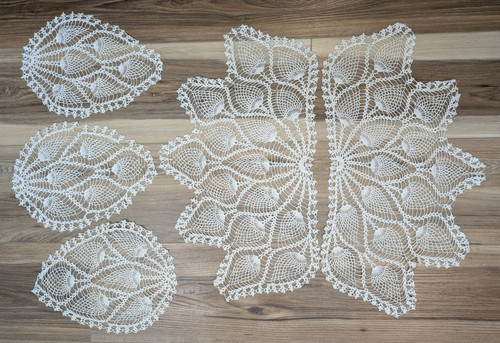 Vintage handmade crochet lace - crochet,