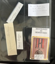 WW2 RAF ALBUM APPROX 55  ITEMS INC SIGNATURES OF PILOTS & AIRCREW ,TO CLEAR.