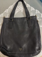 Fossil Women's Black Leather
