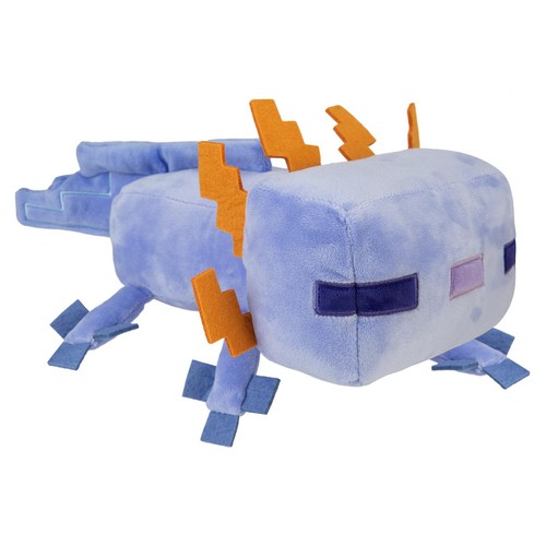 Minecraft blue axolotl soft - blue,