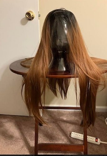 Women real long straight hair - women,
