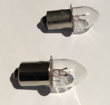 2x 2.5V 0.3A push-in Pifco torch bulbs with free postage 2.5 Volts 0.3 Amps