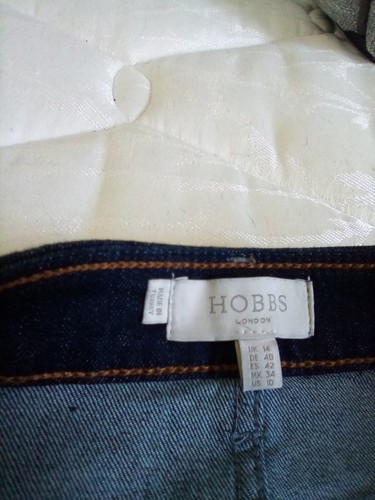 Hobbs size denim skirt - size,