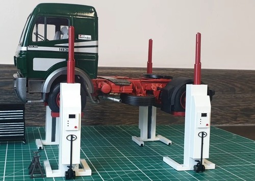 Scale car bus - 1/25, truck