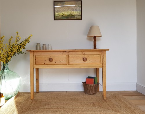 Antique pine console - antique, /