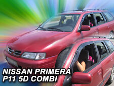 Heko Wind Deflectors For Nissan Primera P11 Estate 1996-2002 4PC Tinted