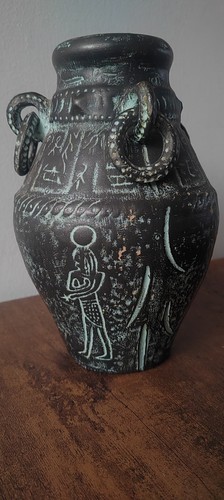 Vintage greek pottery pedestal - vintage,