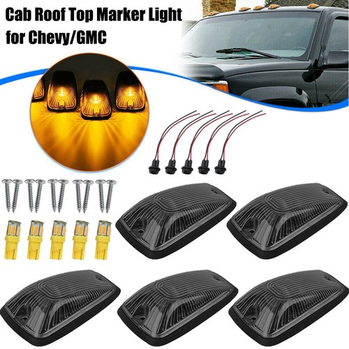 5pcs smoked cab roof marker - 5pcs,
