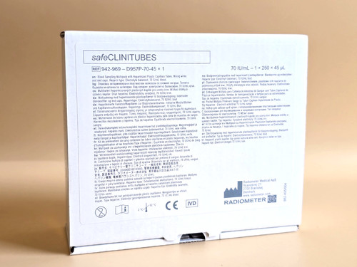 Radiometer safeclinitubes - radiometer,