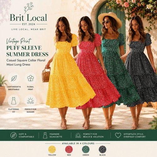 Women floral boho midi - women,