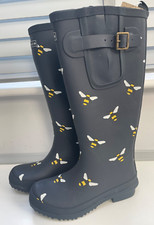 BRIERS Bee Navy Wellies Boots