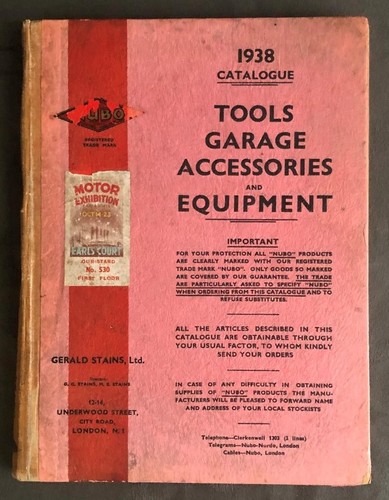 Nubo gerald stains ltd 1938 - stains,