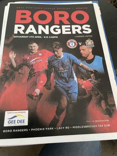 Boro rangers marske united - rangers, v