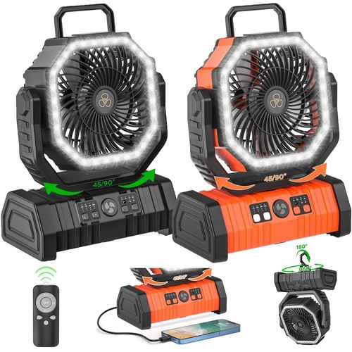 Portable camping fan 20000mah - fan,