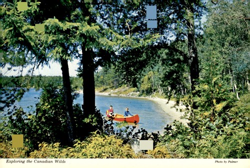 Canoeing canadian wilds - canoeing,