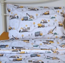 Diggers, Trucks Single Bed