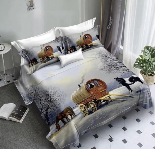 Snow caravan bedding set - snow,