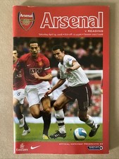 ARSENAL V READING 2007-08