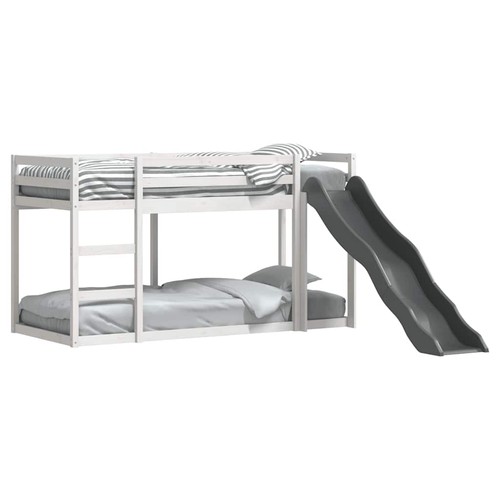 Bunk bed with - bed, slide