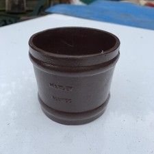 Marley Alutec Aluminium 76mm Down Pipe Connector Bracket Guttering 