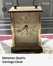 Metamec Quartz Carriage Clock