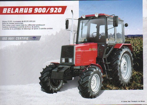Belarus 900 and 920 tractor - 900,