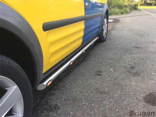 Side bars steps amber - +,
