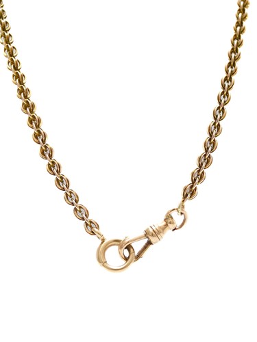 Antique 14k gold fancy link - antique,