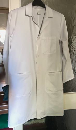 White unisex work - unisex, lab