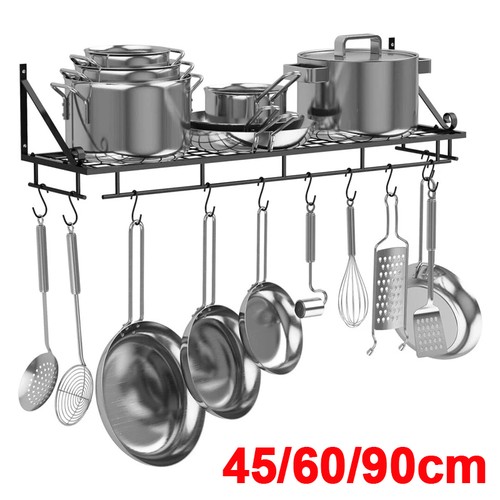Kitchen hanging pot pan - hanging, rack