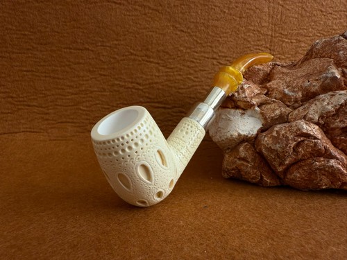 Meerschaum pipe billard shape - pipe,