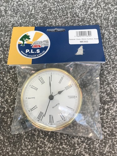Caravan motorhome round clock - caravan,