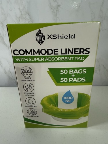 Commode liners 1000ml 50 - commode,