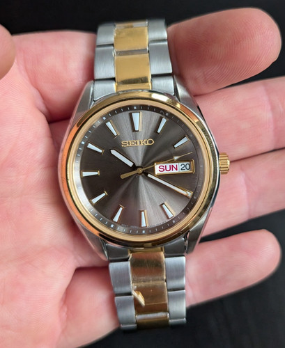 Seiko quartz grey - quartz,