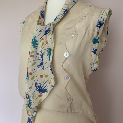1920s silk dress true - 1920s, vintage