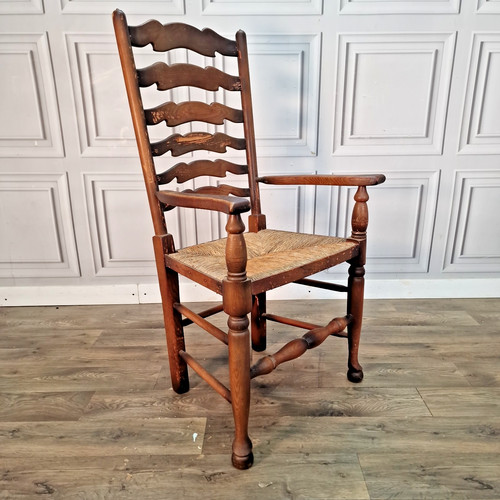 Vintage ladder back - armchair,