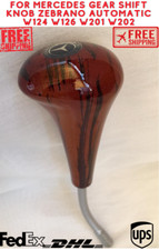 Fits Mercedes W124-W201-W202-R129-R107 Gear Shift Knob Luxury Zebrano Automatic