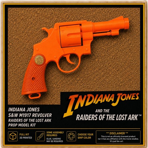 Indiana jones cosplay revolver - cosplay,