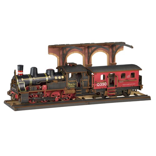 Rolife wooden puzzle steam - 3d,