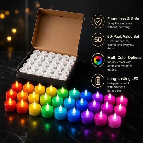 Led tea lights candles - lights,