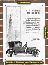 Metal Sign - 1918 Biddle Town