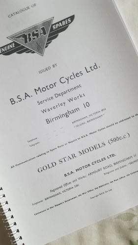 Bsa goldstar models - goldstar,
