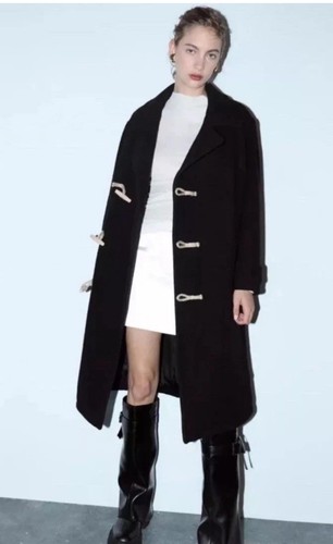 Zara wool blend coat - wool,