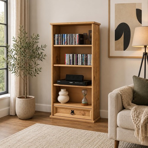 Corona dvd rack - corona, drawer