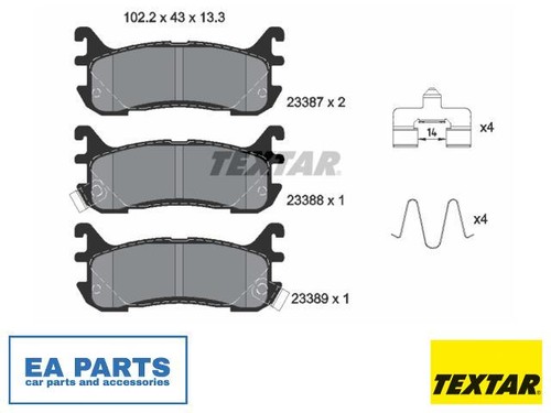 Brake pad set - brake,