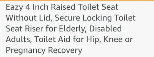Eazy inch elevated - 4, toilet