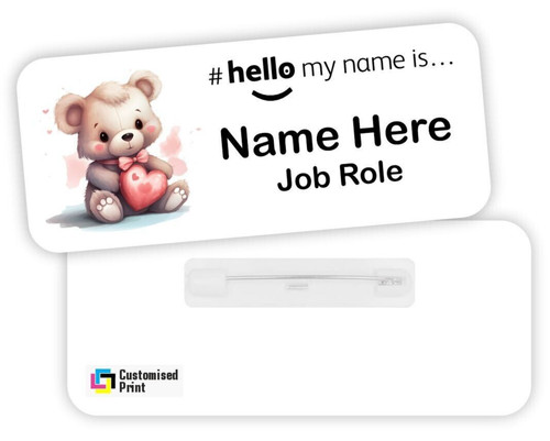Hello name badge student - is,